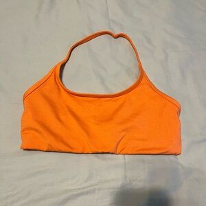 Fleo creamsicle orange Sports Bra